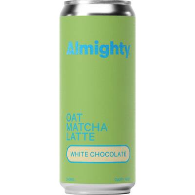 almighty matcha latte oat white chocolate
