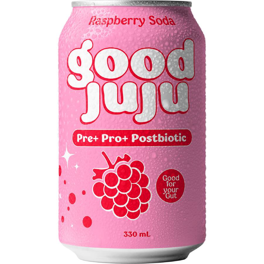 Good Juju Soft Drinks Raspberry