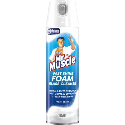 mr muscle foaming aerosol spray 