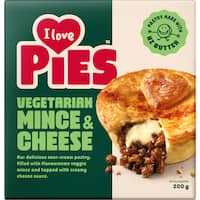 I Love Pies Chilled Pie Vegetarian Mince & Cheese