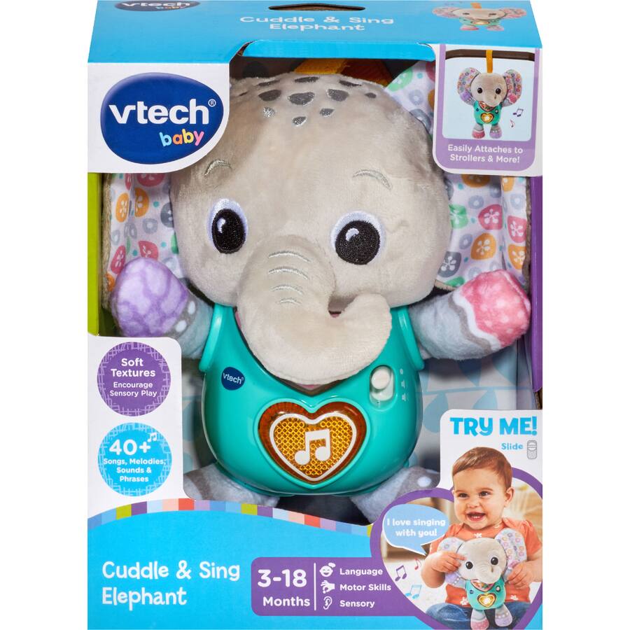 Vtech Baby Toy Cuddle & Sing Elephant