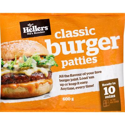 hellers burger patties classic