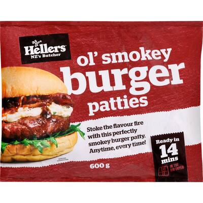 hellers burger patties ol smokey