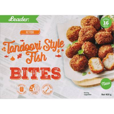 leader fish bites tandoori