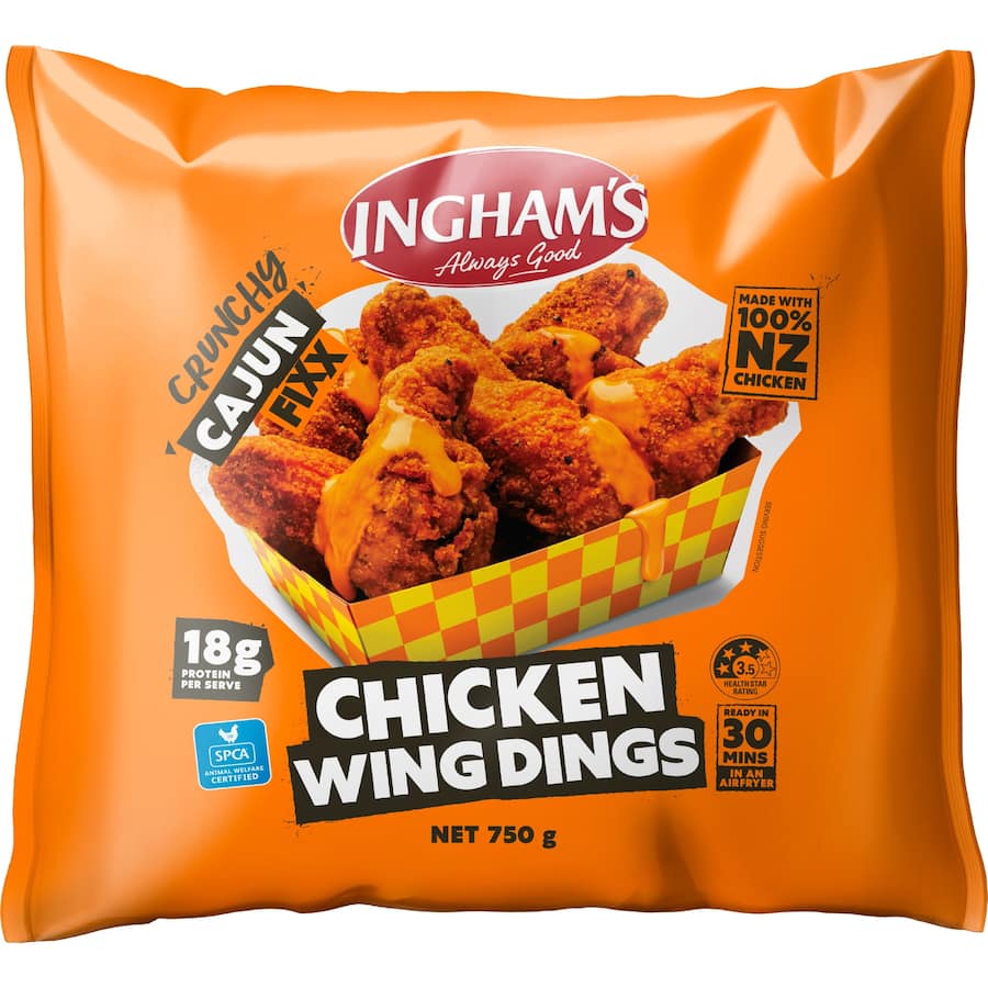 Ingham's Crunchy Fixx Chicken Cajun Wing Ding