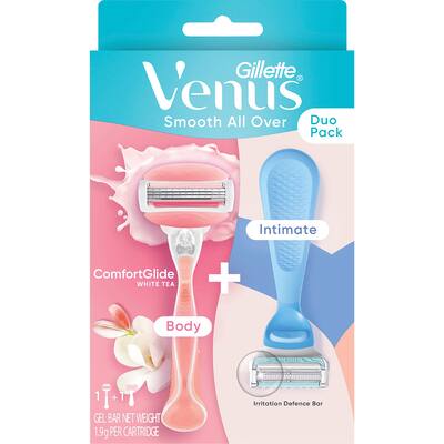 gillette razor venus intimate white tea