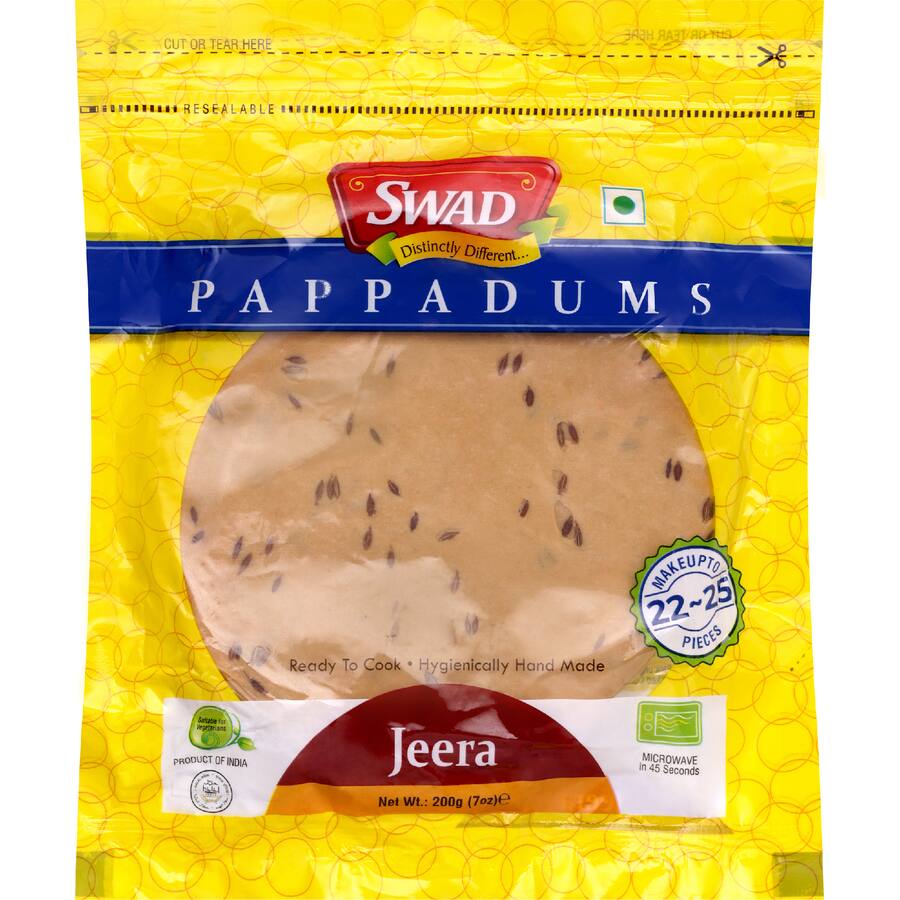 Swad Pappadums Cumin