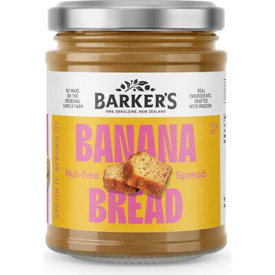 barker's banana bread spread