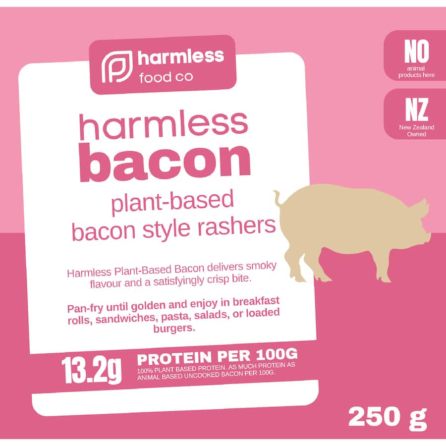 Harmless Food Co Bacon Style Rashers Plant Based