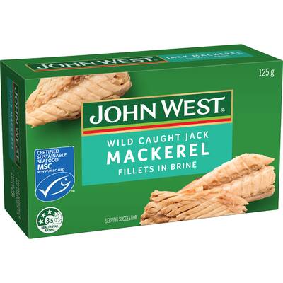 john west mackerel 
