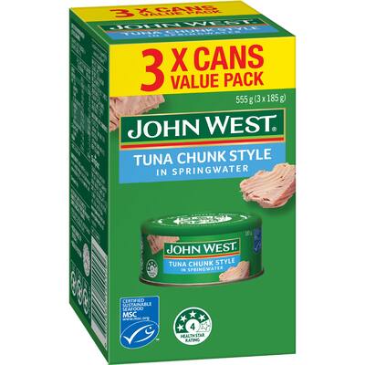 john west tuna springwater