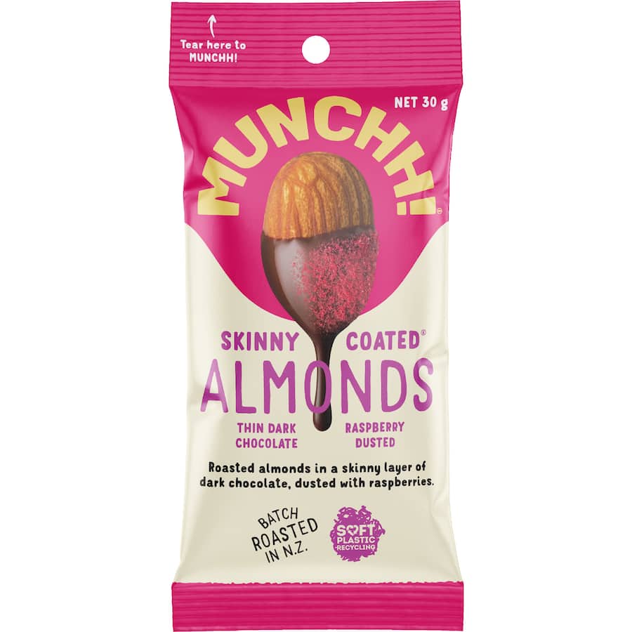 Munchh! Snack Bar Skinny Dark Choc Raspberry