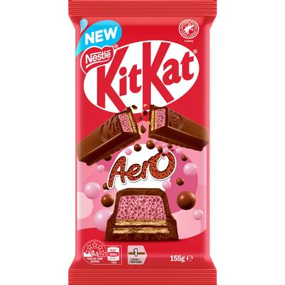 kitkat aero chocolate block strawberry