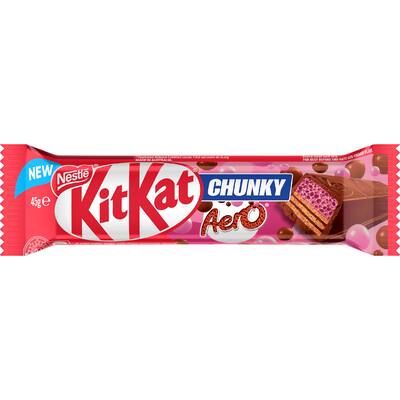 kitkat chunky aero chocolate bar strawberry