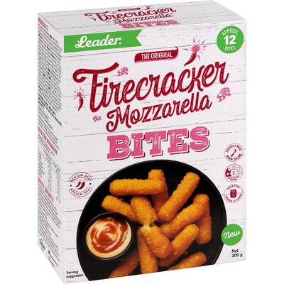 leader mozzarella sticks firecracker