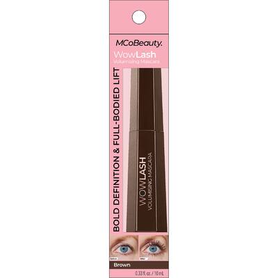mcobeauty wowlash volumising mascara brown