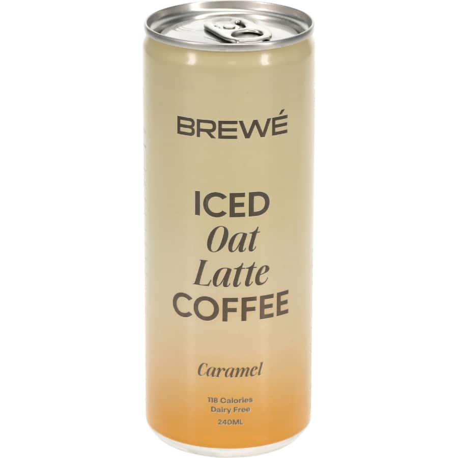 Brewe Iced Coffee Oat Caramel Latte