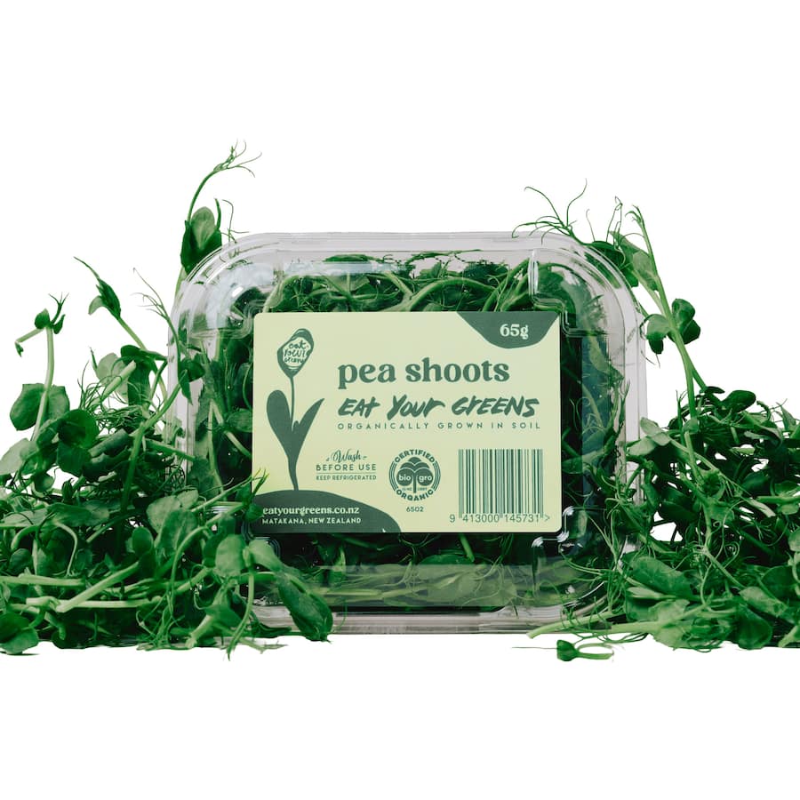Eat Your Greens Pea Shoots Microgreens