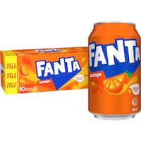 Fanta 330ml cans x 10