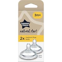 Tommee Tippee Baby Teat Natural Start Medium Flow