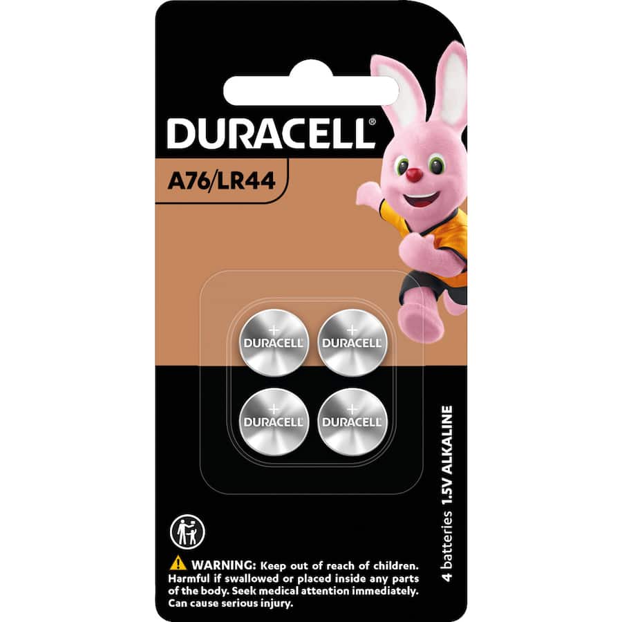 Duracell Batteries 1.5V Alkaline Lr44