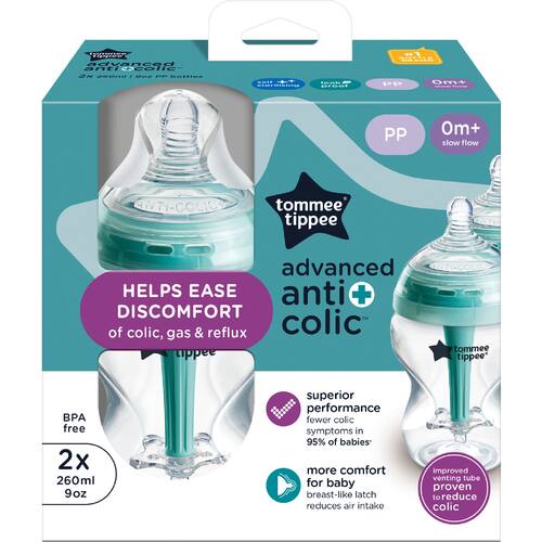 Tommee Tippee Baby Bottle Advanced Anti Colic