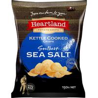 Heartland Kettle Cooked Southern Sea Salt Potato Chips (150G)