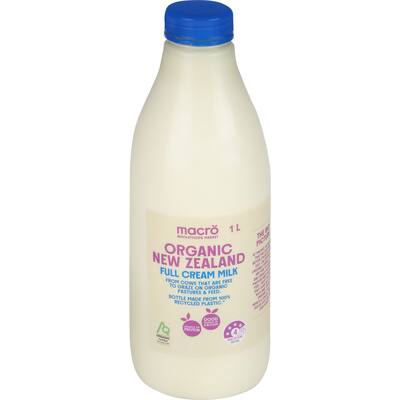 macro milk standard organic full cream