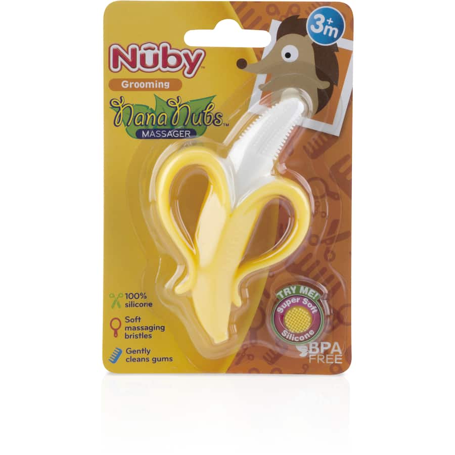 Nuby Nana Nubs Baby Toothbrush Massager