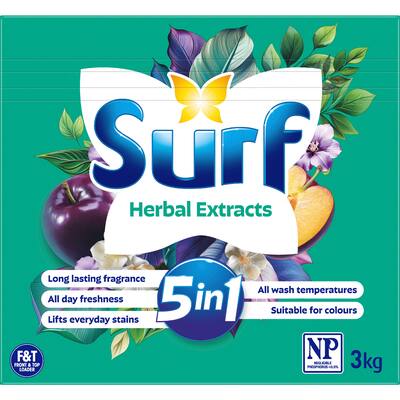 Laundry powder 5 in 1 herbal extracts