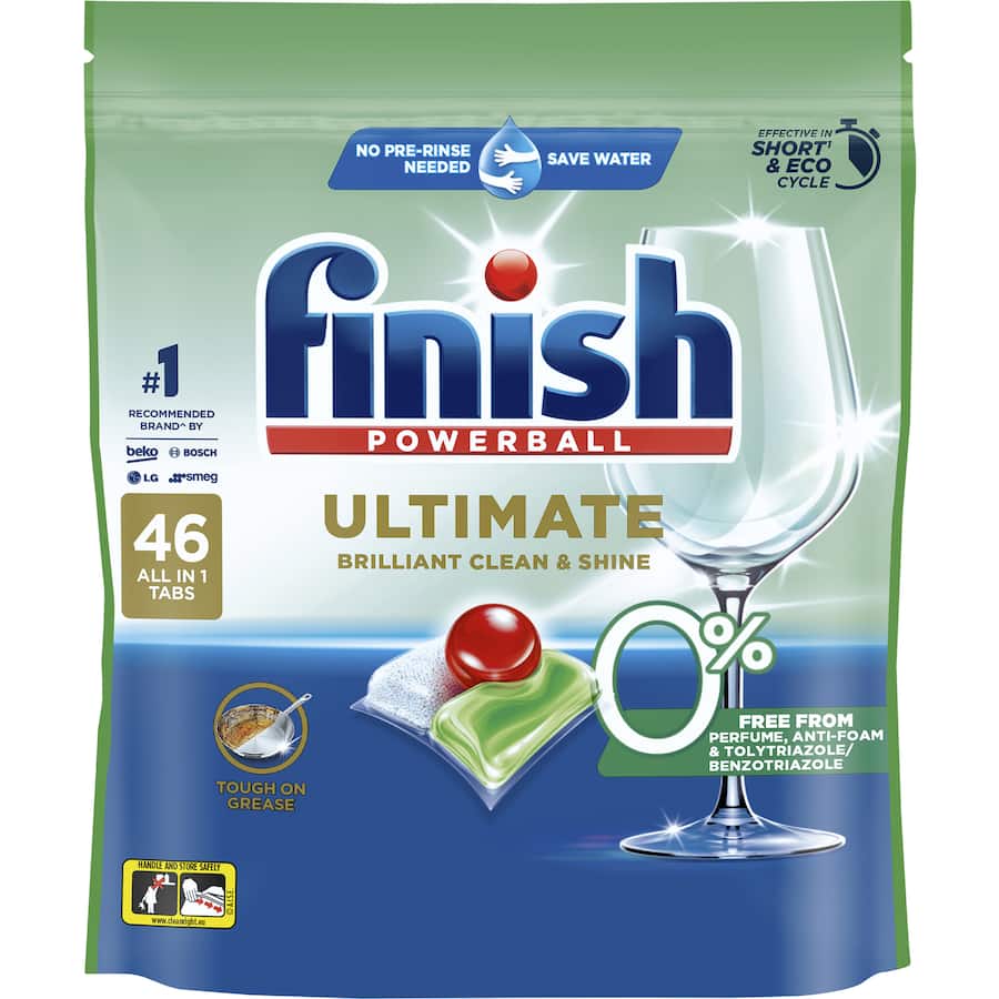 Finish Dishwasher Tablets Ultimate All In 1 0%