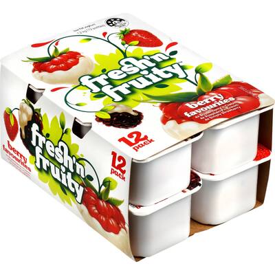 fresh n fruity yoghurt 12pk berry favourites