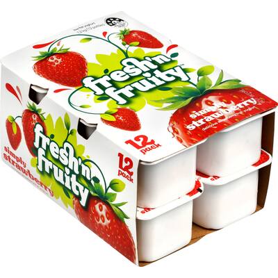 fresh n fruity yoghurt 12pk strawberry