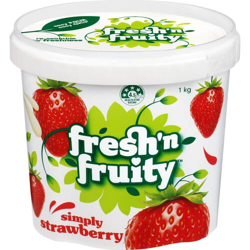 Fresh N Fruity Yoghurt Tub Strawberry