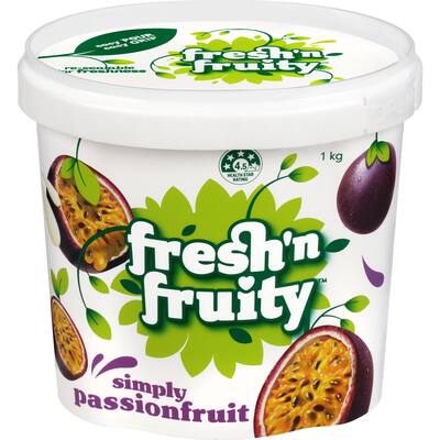 fresh n fruity yoghurt tub passionfruit