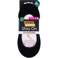 Uw Invisible Footlets Ladies Size 5-8