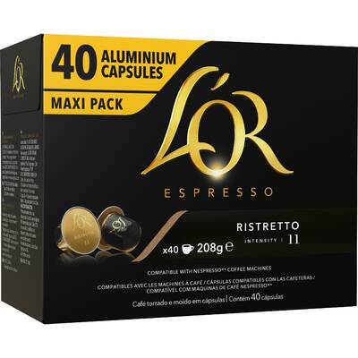 l'or coffee capsules ristretto intensity 11