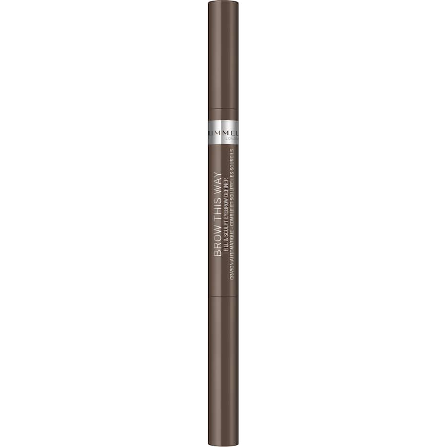 Rimmel Brow This Way Eyebrow Pencil 2 In 1 Medium Brown