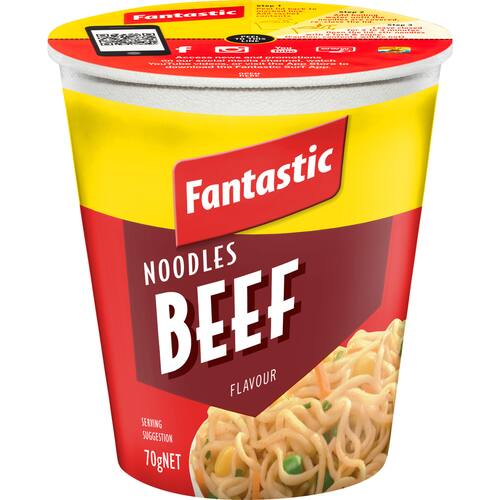 Fantastic Instant Noodles Beef Cup