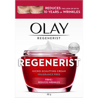 olay regenerist microsculpting face cream moisturiser fragrance free