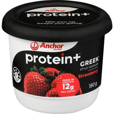 anchor protein plus yoghurt single strawberry