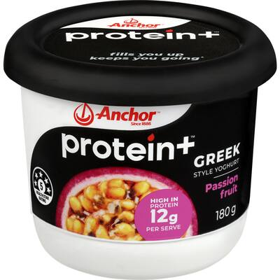 anchor protein plus yoghurt single passionfruit