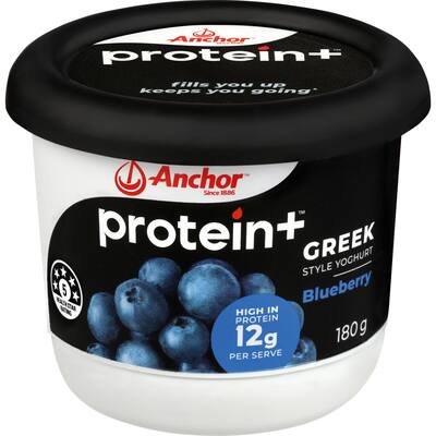 anchor protein plus yoghurt single blueberry