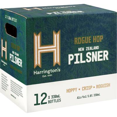 harrington's craft beer pilsner rogue hop