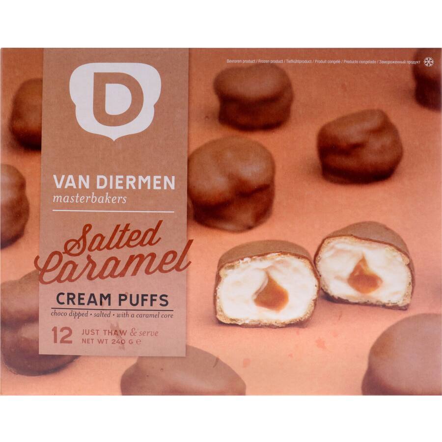 Van Diermen Cream Puffs Salted Caramel