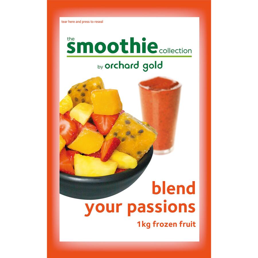Orchard Gold Smoothie Frozen Mixed Fruit Strawberry, Mango, Pineapple