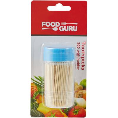 food guru toothpicks plus holder
