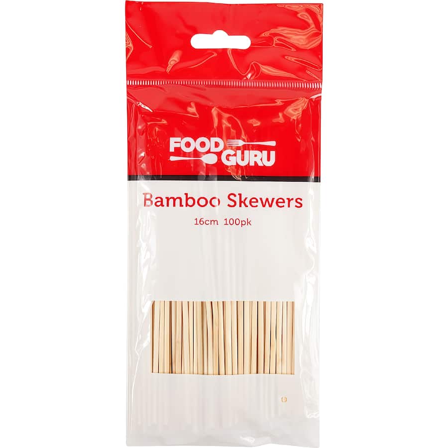 Food Guru Skewers Bamboo 16Cm