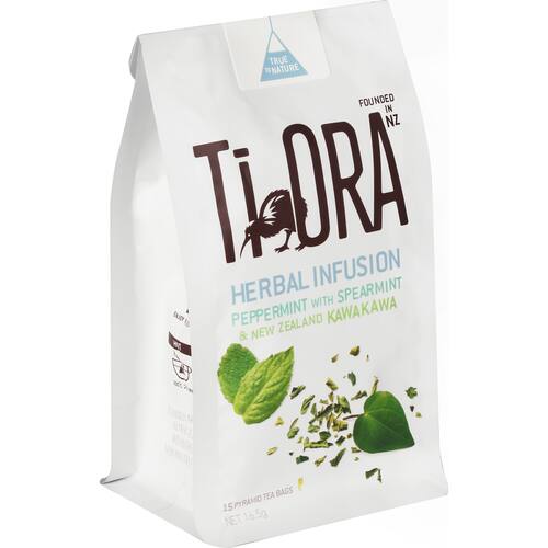 Ti Ora Herbal Tea Bags Peppermint & Spearmint