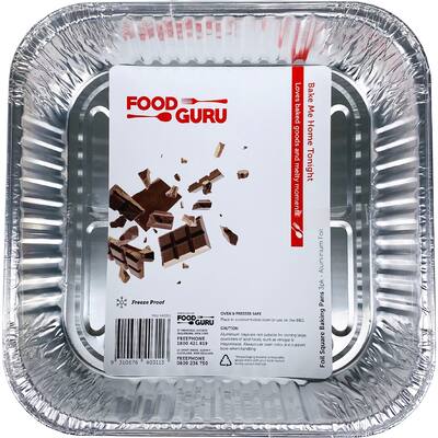 food guru baking pans foil square